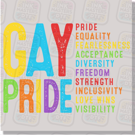 Gay Pride DTF Transfer - Ink Masters DTF