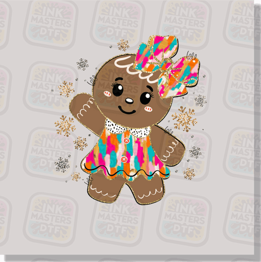 Gingerbread Girl DTF Transfer - Ink Masters DTF
