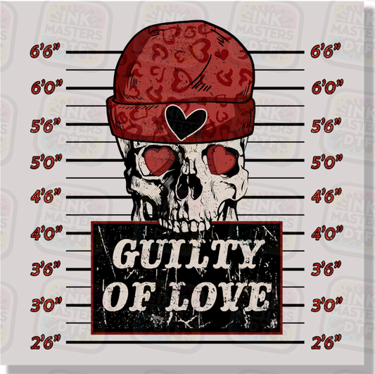 Guilty Of Love DTF Transfer - Ink Masters DTF