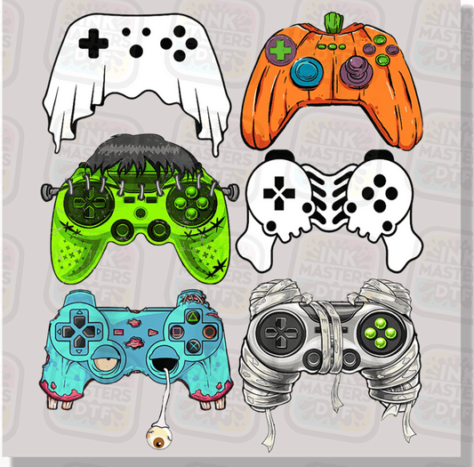 Halloween Gamer Remotes DTF Transfer - Ink Masters DTF
