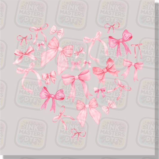 Heart Made Of Bows DTF Transfer - Ink Masters DTF