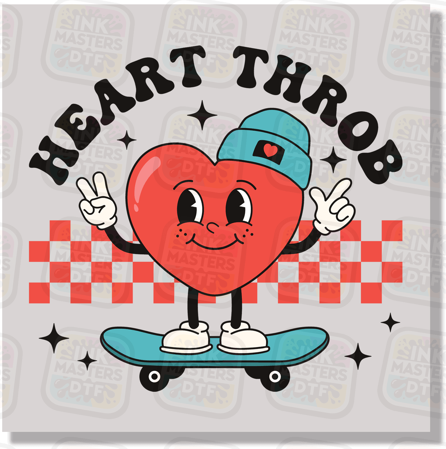 Heart Throb DTF Transfer - Ink Masters DTF