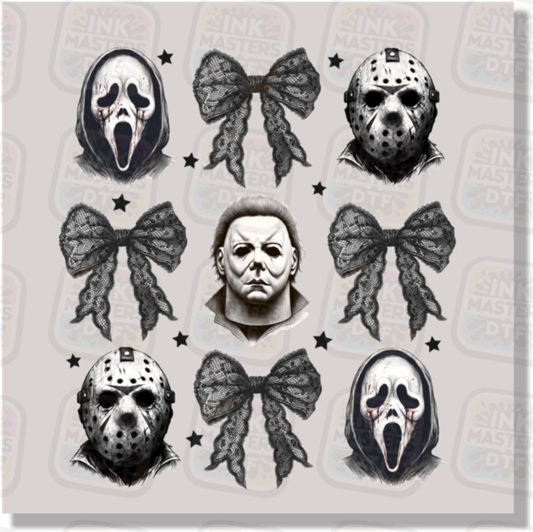 Horror And Bows DTF Transfer - Ink Masters DTF