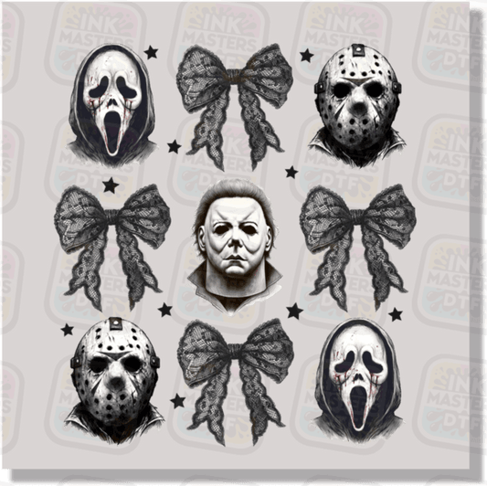 Horror And Bows DTF Transfer - Ink Masters DTF