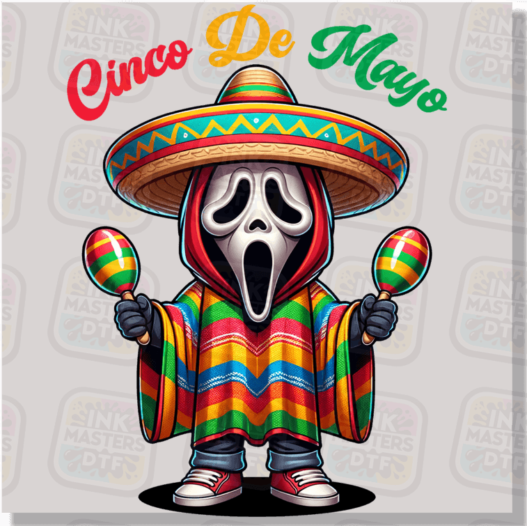 Cinco De Mayo Horror Ghost DTF Transfer - Ink Masters DTF
