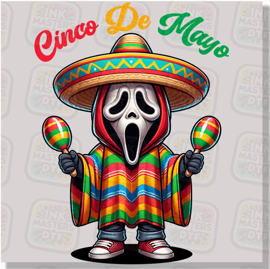 Cinco De Mayo Horror Ghost DTF Transfer - Ink Masters DTF