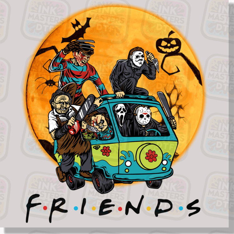 Horror Mystery Van Friends DTF Transfer - Ink Masters DTF