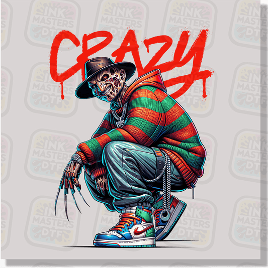 Crazy Horror Swag DTF Transfer - Ink Masters DTF