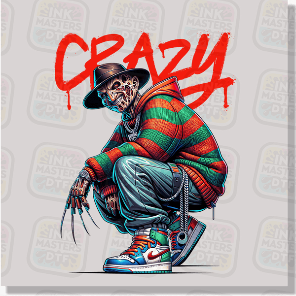 Crazy Horror Swag DTF Transfer - Ink Masters DTF