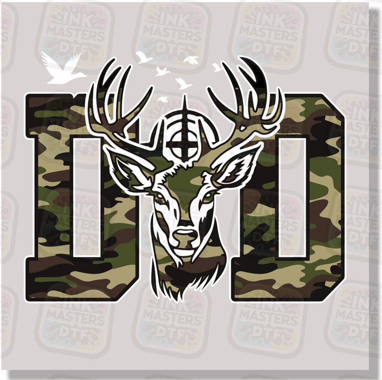 Hunter Dad DTF Transfer - Ink Masters DTF