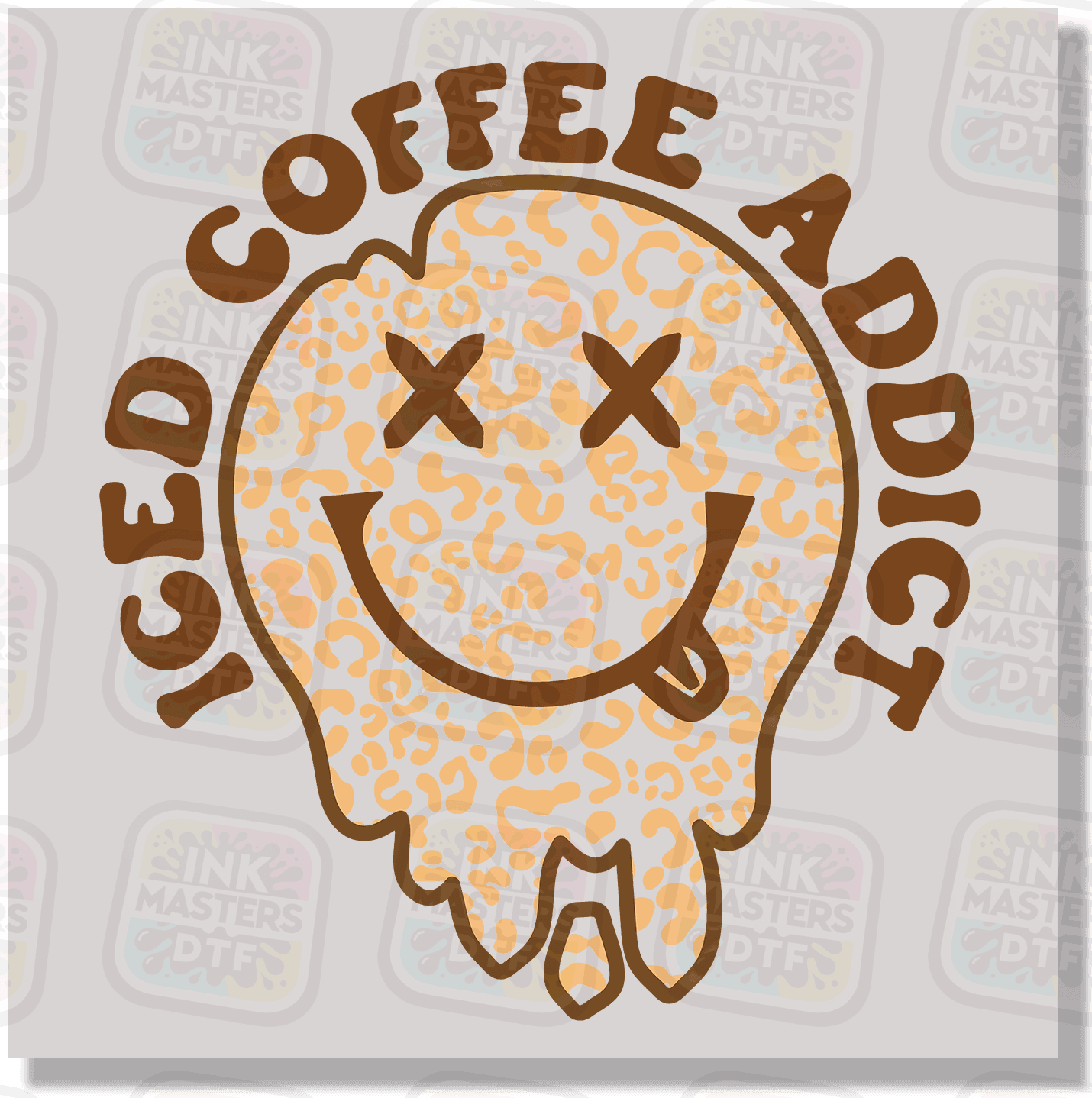 Iced Coffee Addict DTF Transfer - Ink Masters DTF