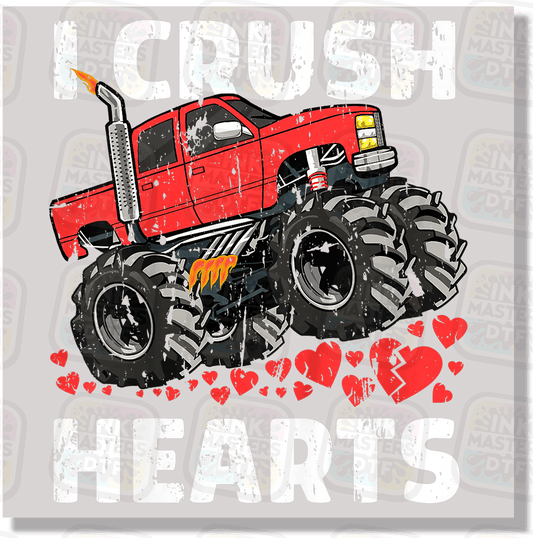 I Crush Hearts DTF Transfer - Ink Masters DTF