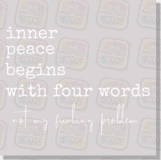 Inner Peace DTF Transfer - Ink Masters DTF