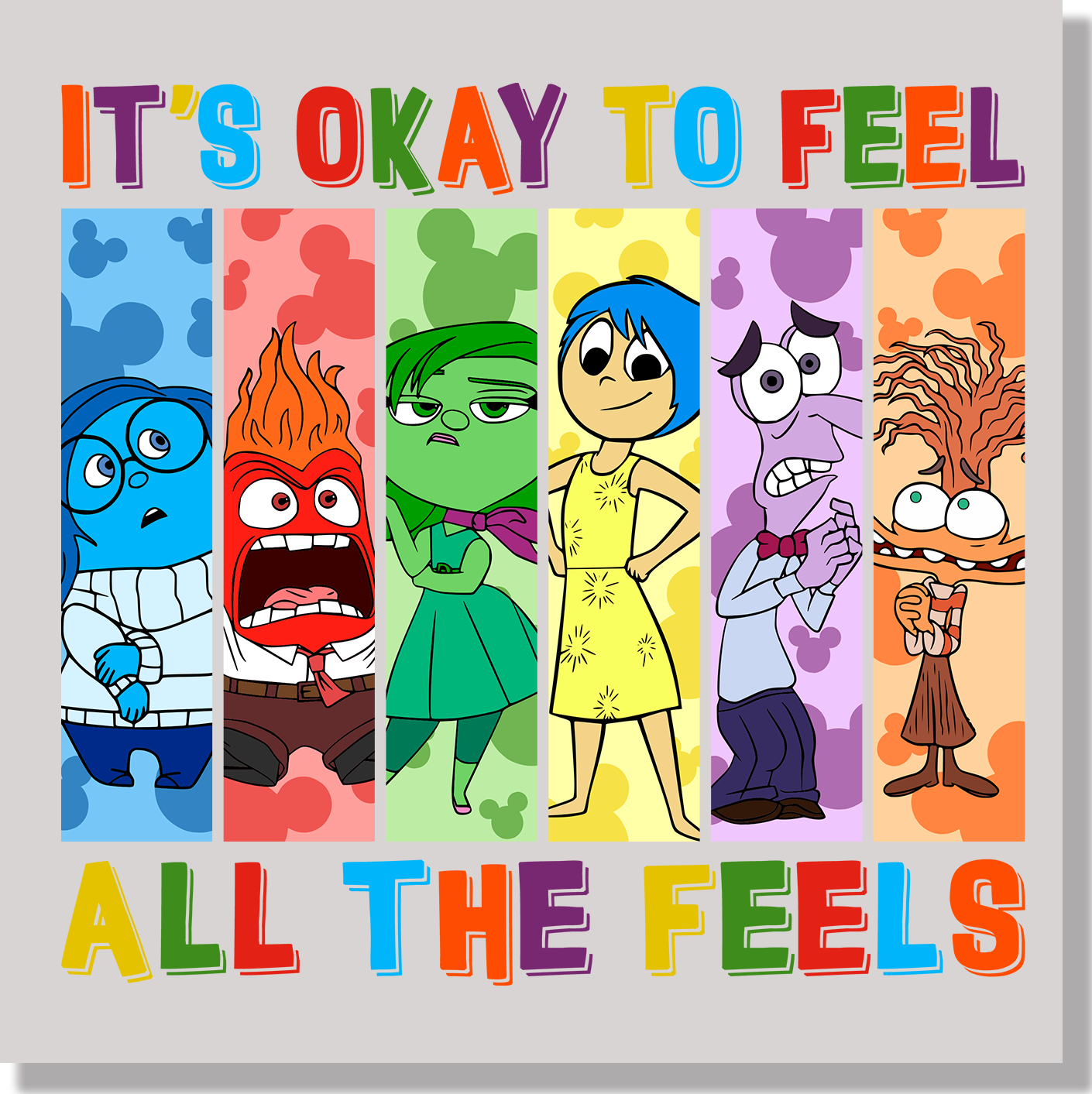 It's Okay To Feel All The Feels DTF Transfer - Ink Masters DTF