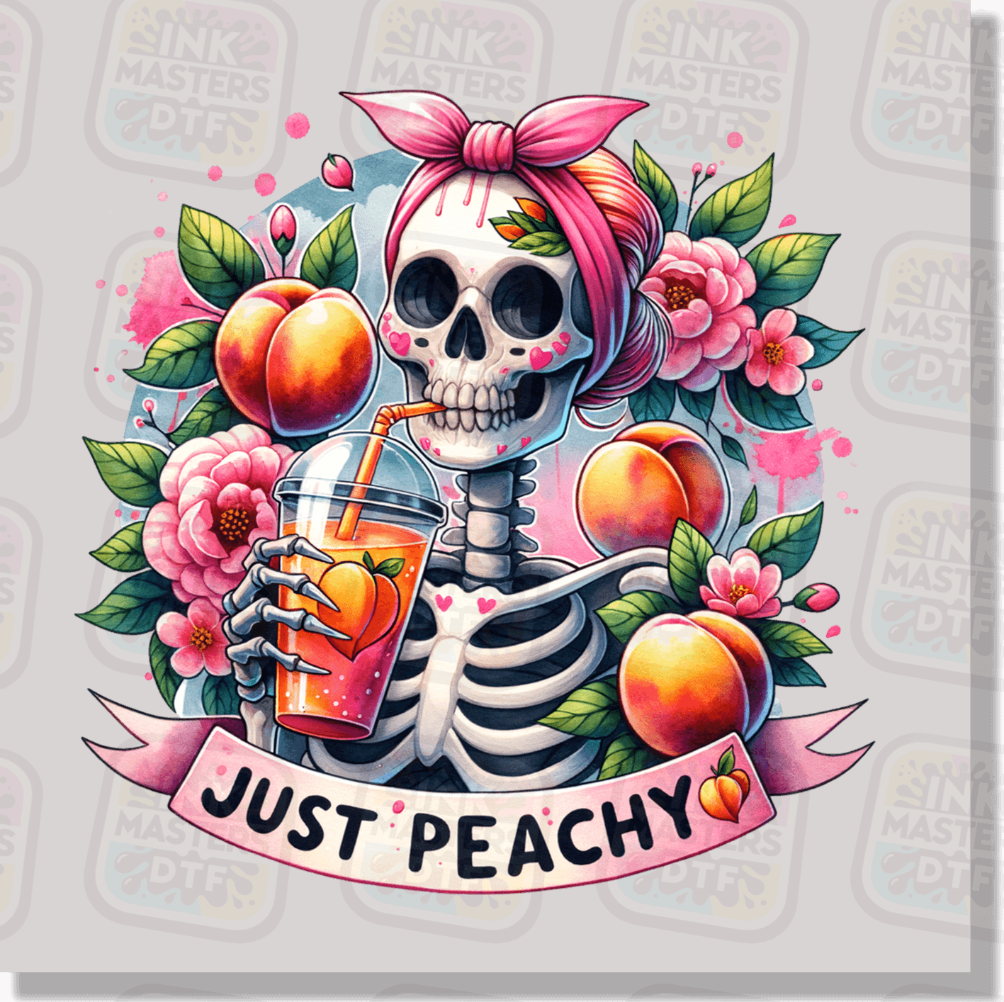 Just Peachy DTF Transfer - Ink Masters DTF