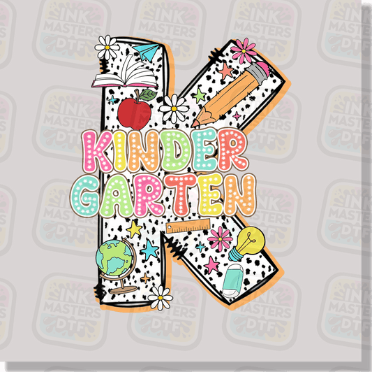 Back To School Pre-K - 5Th Grade DTF Transfer - Ink Masters DTF