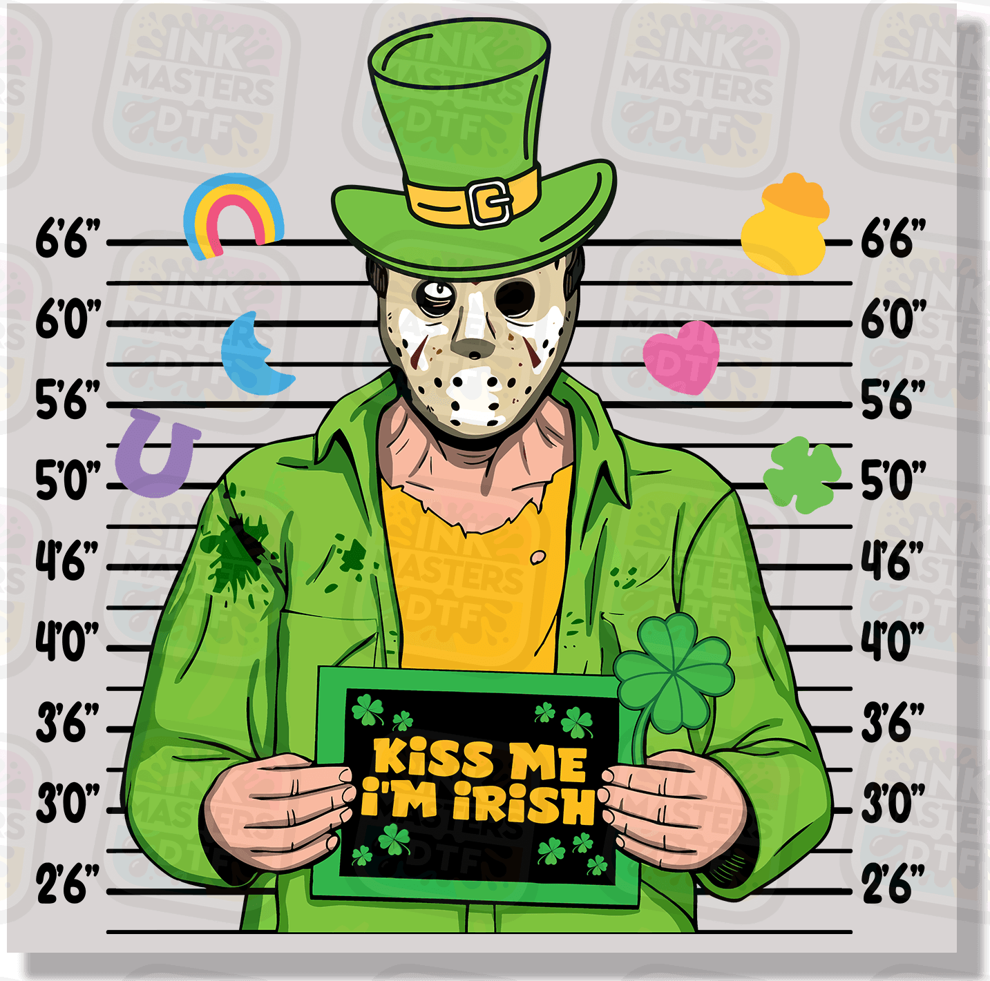 Kiss Me I'm Irish DTF Transfer - Ink Masters DTF