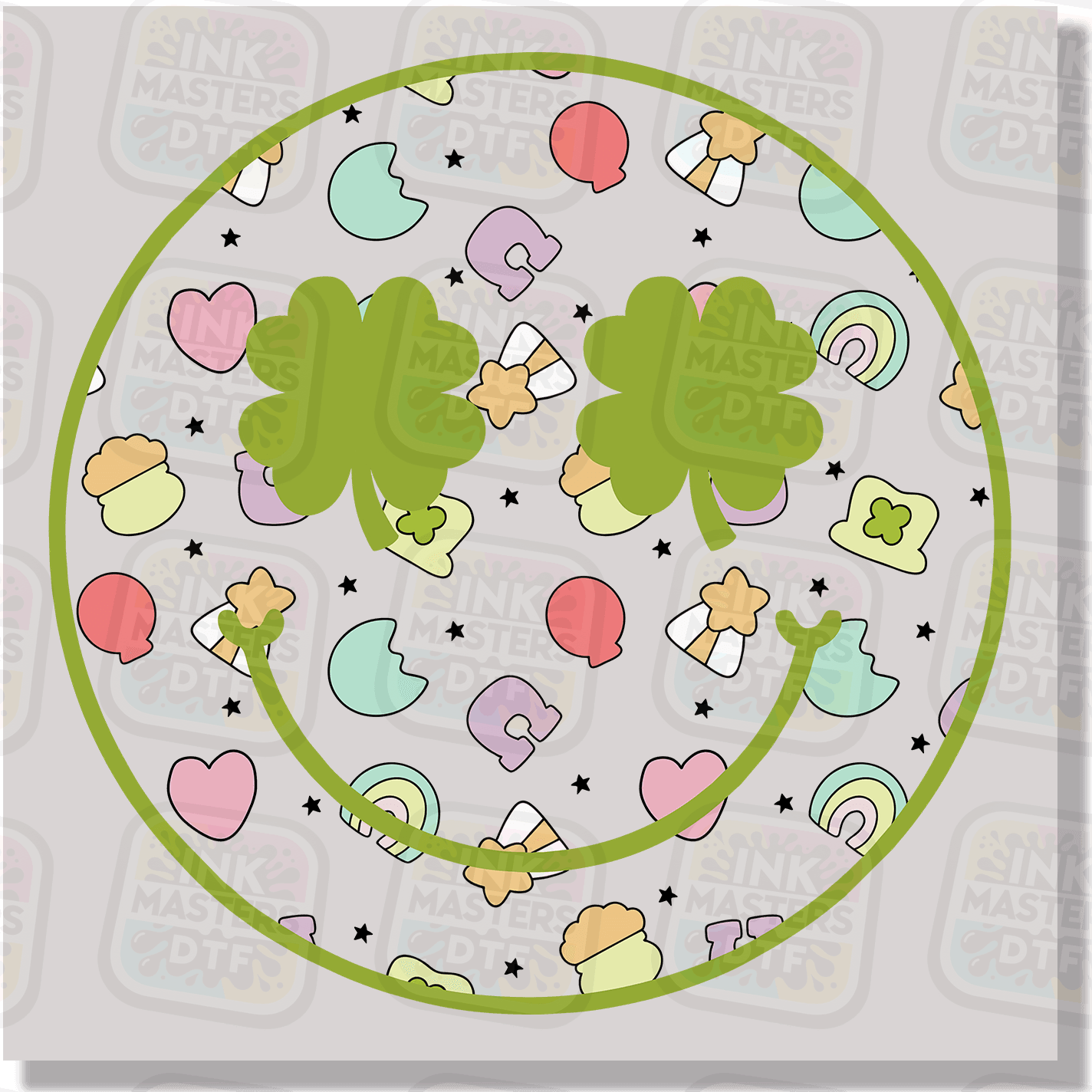 St. Patricks Charms Smile DTF Transfer - Ink Masters DTF