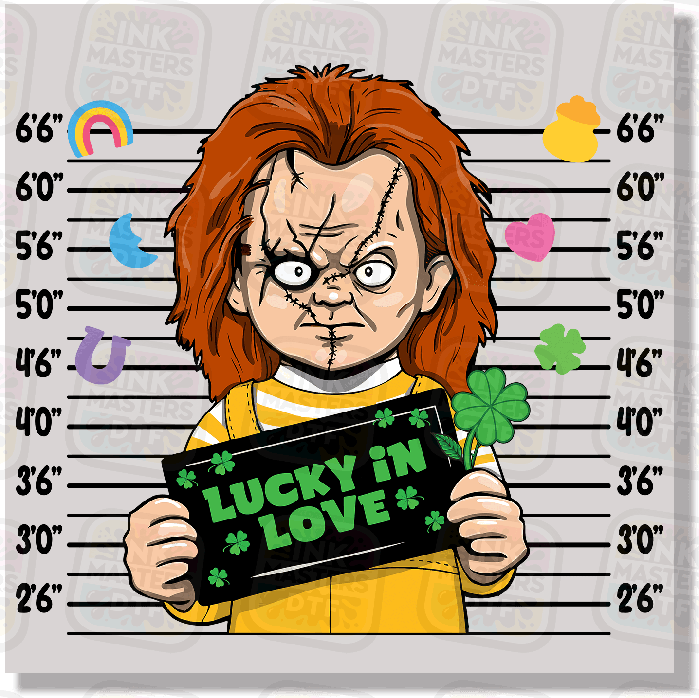 Lucky In Love DTF Transfer - Ink Masters DTF