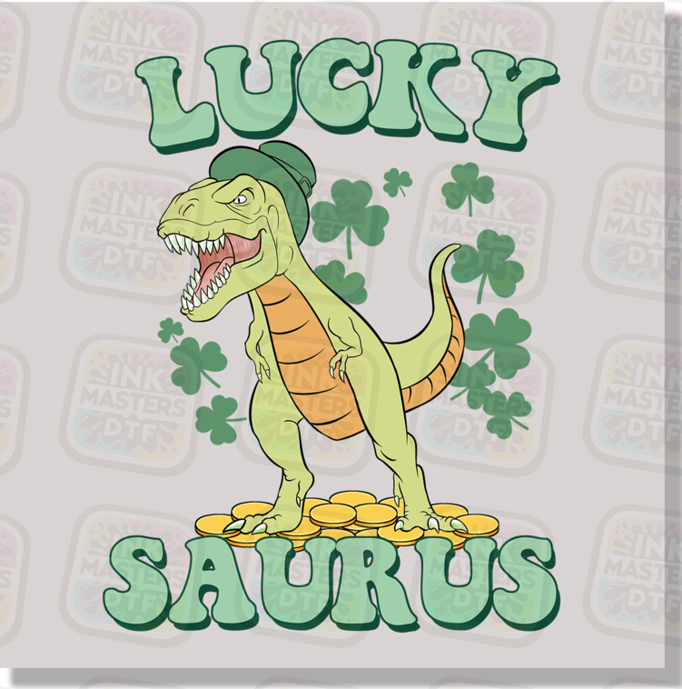 Lucky Saurus DTF Transfer - Ink Masters DTF