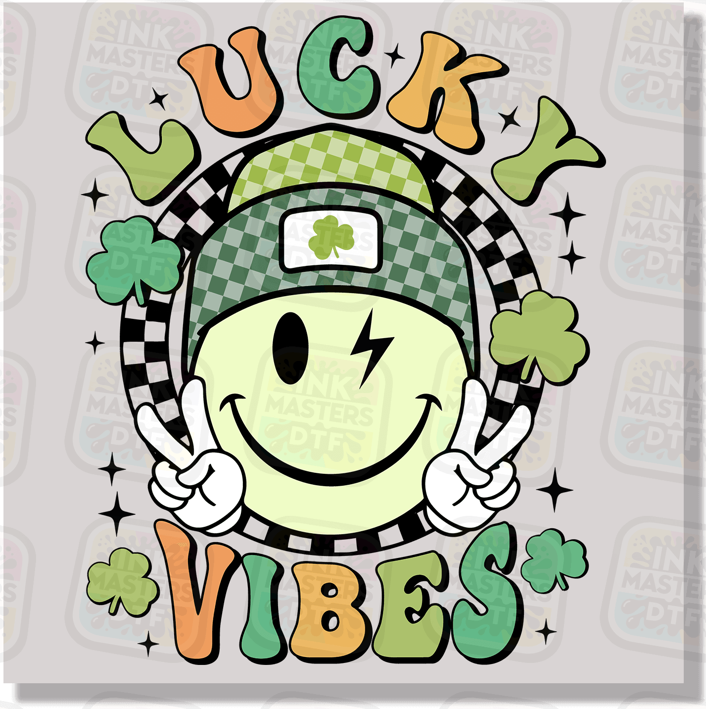 Lucky Vibes DTF Transfer - Ink Masters DTF