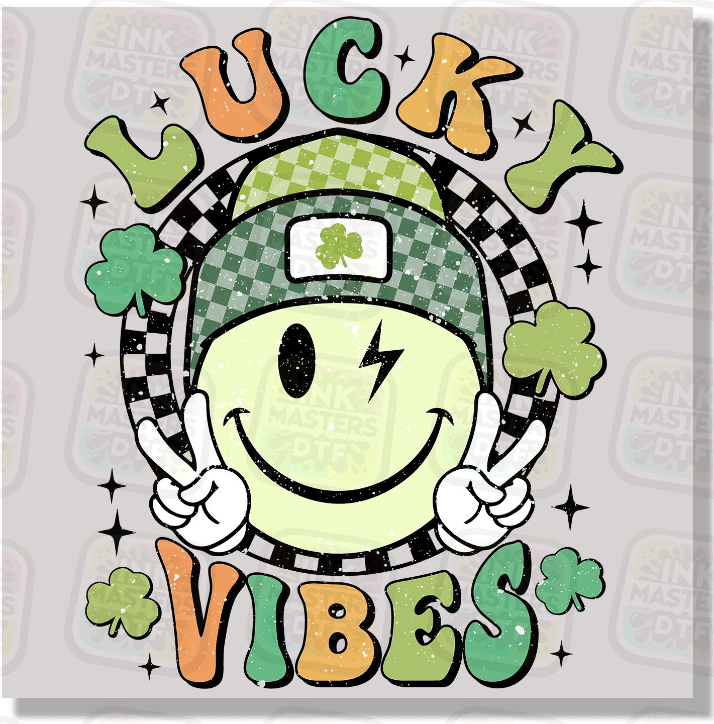 Lucky Vibes DTF Transfer - Ink Masters DTF