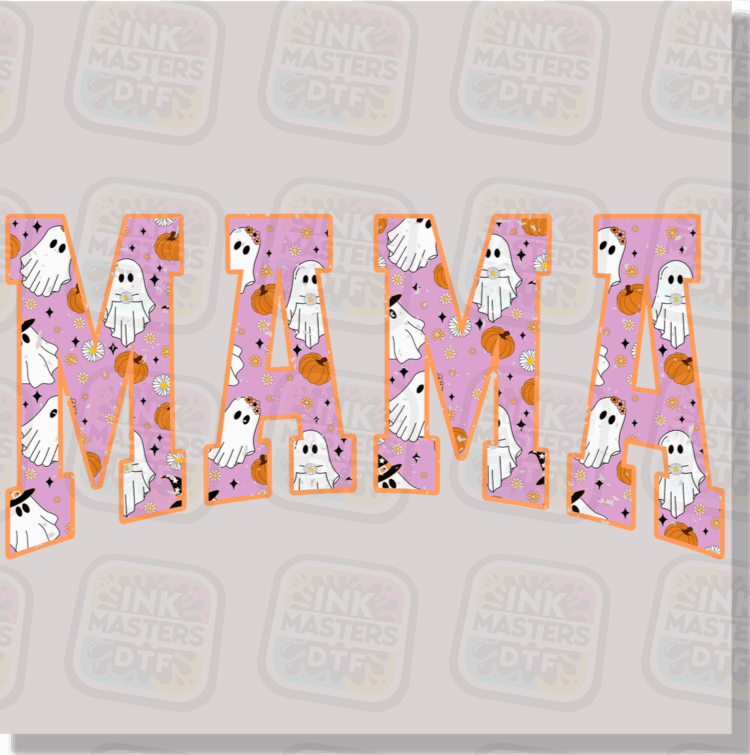Mama Pink Halloween DTF Transfer