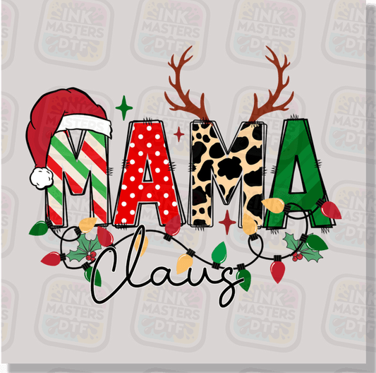 Mama Claus DTF Transfer - Ink Masters DTF