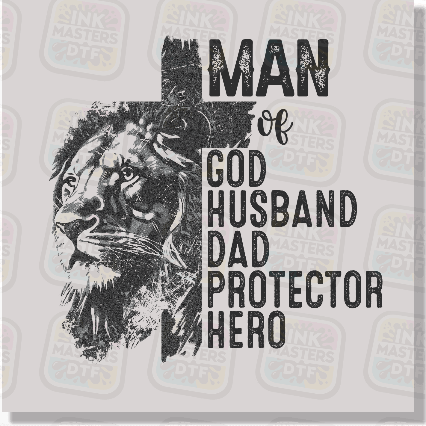 Man Of God DTF Transfer - Ink Masters DTF