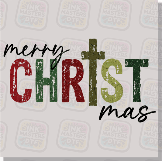 Merry Christ-mas DTF Transfer - Ink Masters DTF