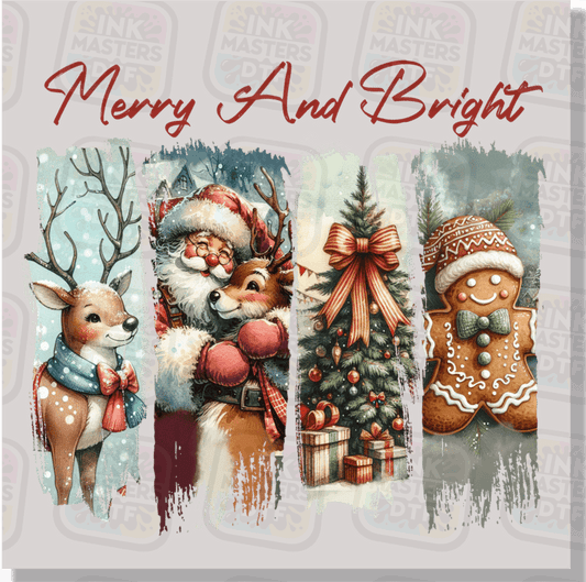 Merry And Bright DTF Transfer - Ink Masters DTF
