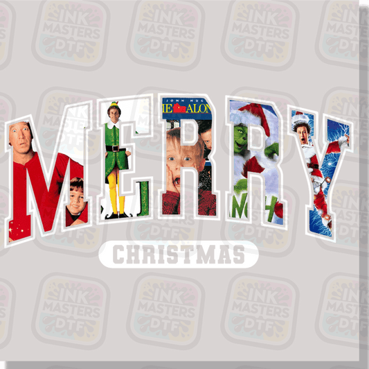Merry Christmas DTF Transfer - Ink Masters DTF