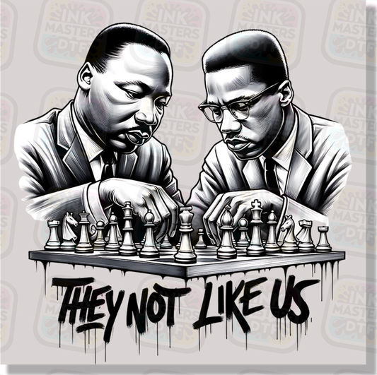 MLK And Malcom X DTF Transfer - Ink Masters DTF