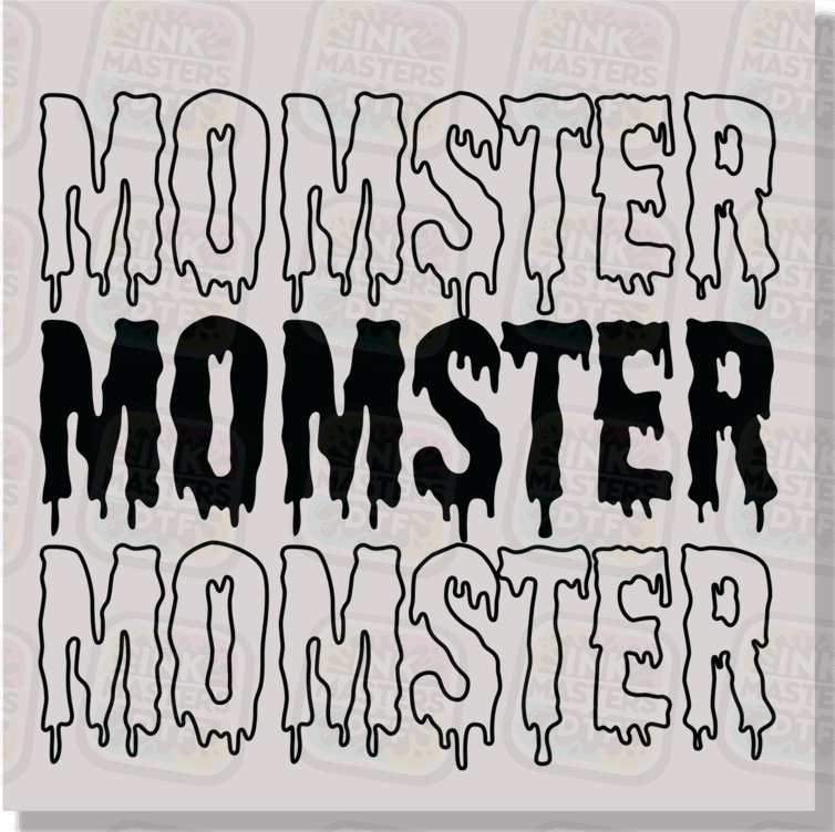 Momster And Dadcula Halloween DTF Transfer - Ink Masters DTF