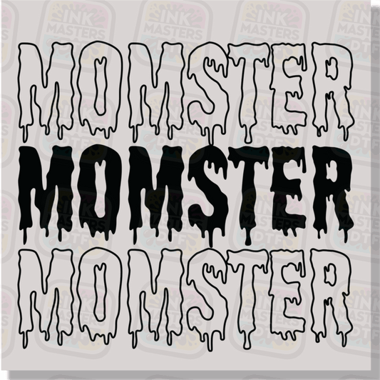 Momster And Dadcula Halloween DTF Transfer - Ink Masters DTF