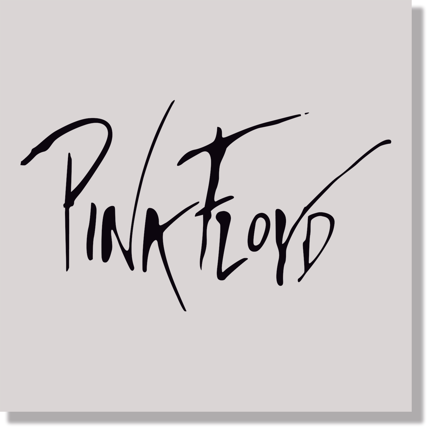 music pink floyd band logo signature DTF Transfer