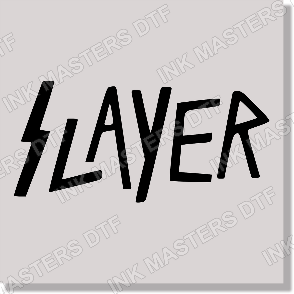 music slayer band logo metal DTF Transfer