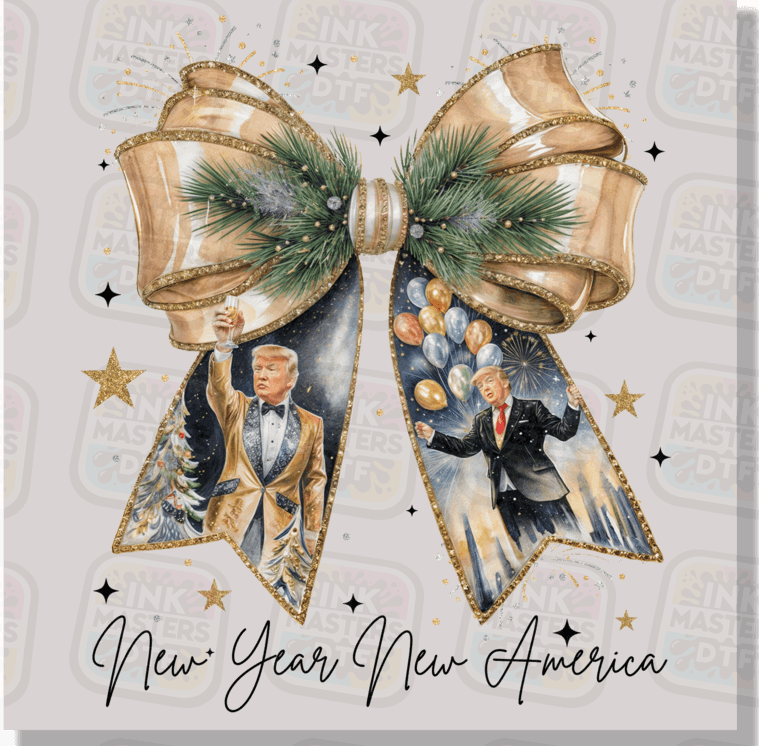 New Year New America DTF Transfer - Ink Masters DTF