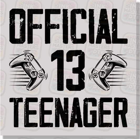 Official Teenager DTF Transfer - Ink Masters DTF