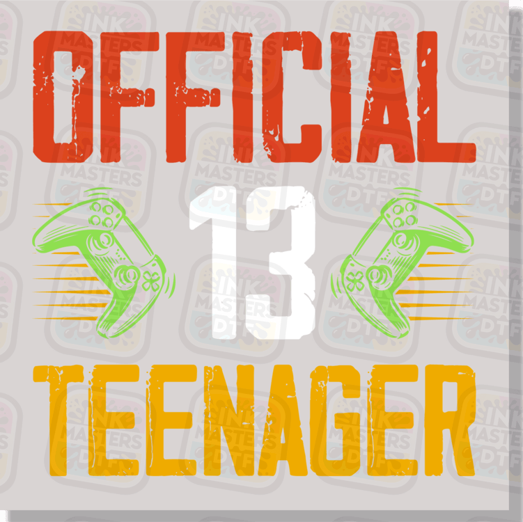 Official Teenager DTF Transfer