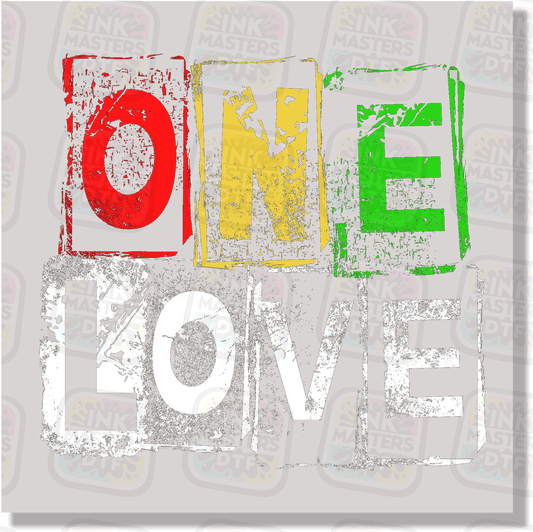 One Love DTF Transfer - Ink Masters DTF