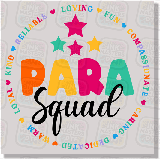 Para Squad DTF Transfer - Ink Masters DTF
