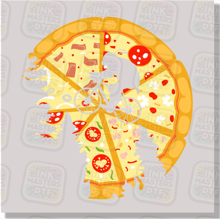 Pizza Moon DTF Transfer - Ink Masters DTF