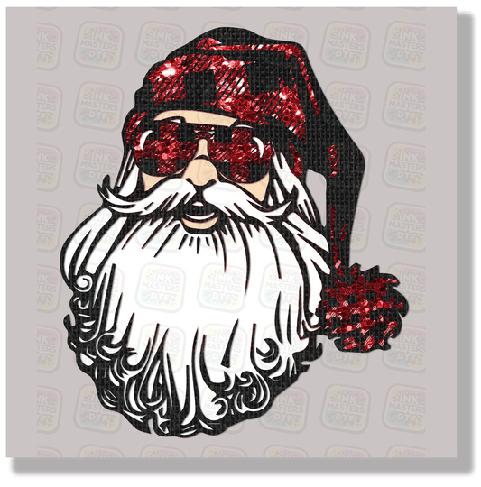 Santa Buffalo Plaid DTF Transfer - Ink Masters DTF