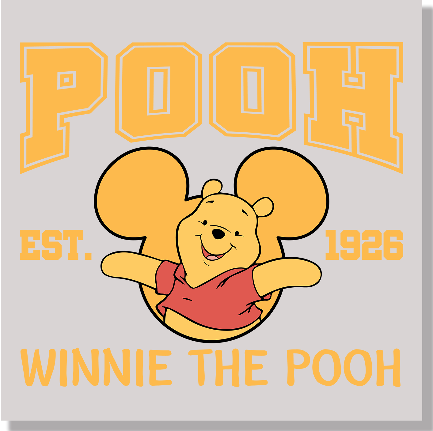 Winnie The Pooh DTF Transfer