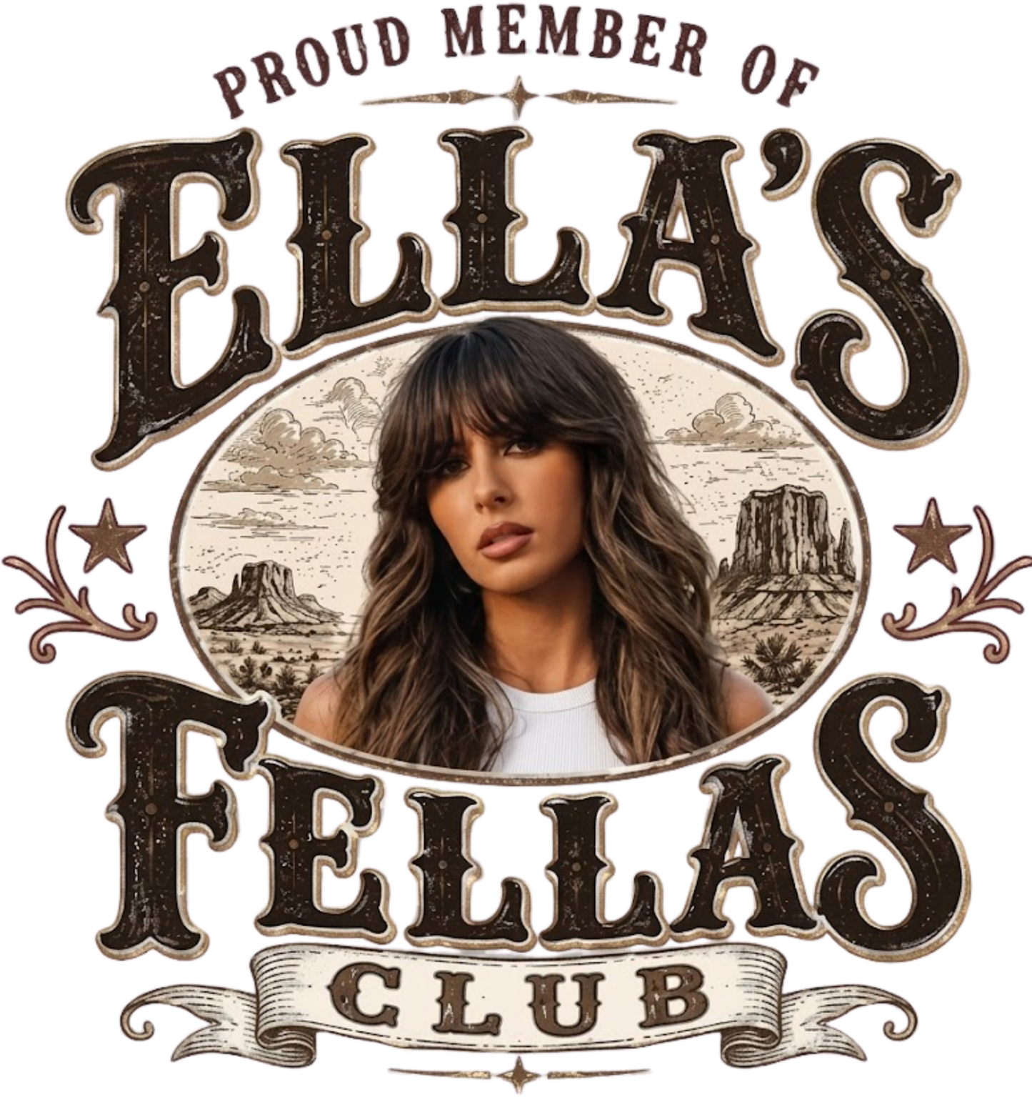 proud member ella DTF Transfer