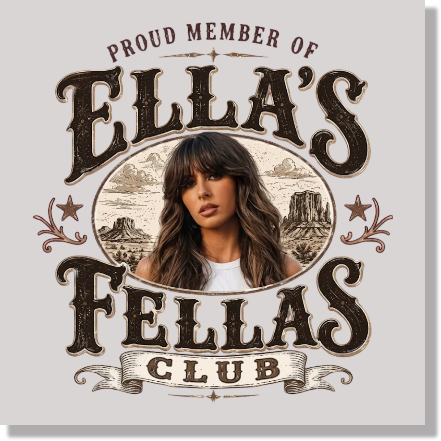 proud member ella DTF Transfer