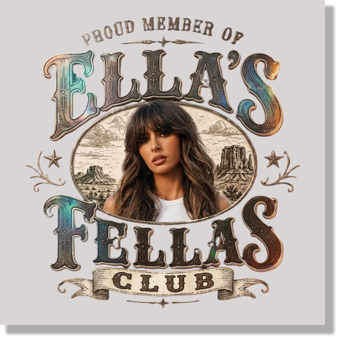 proud member ella 1 DTF Transfer