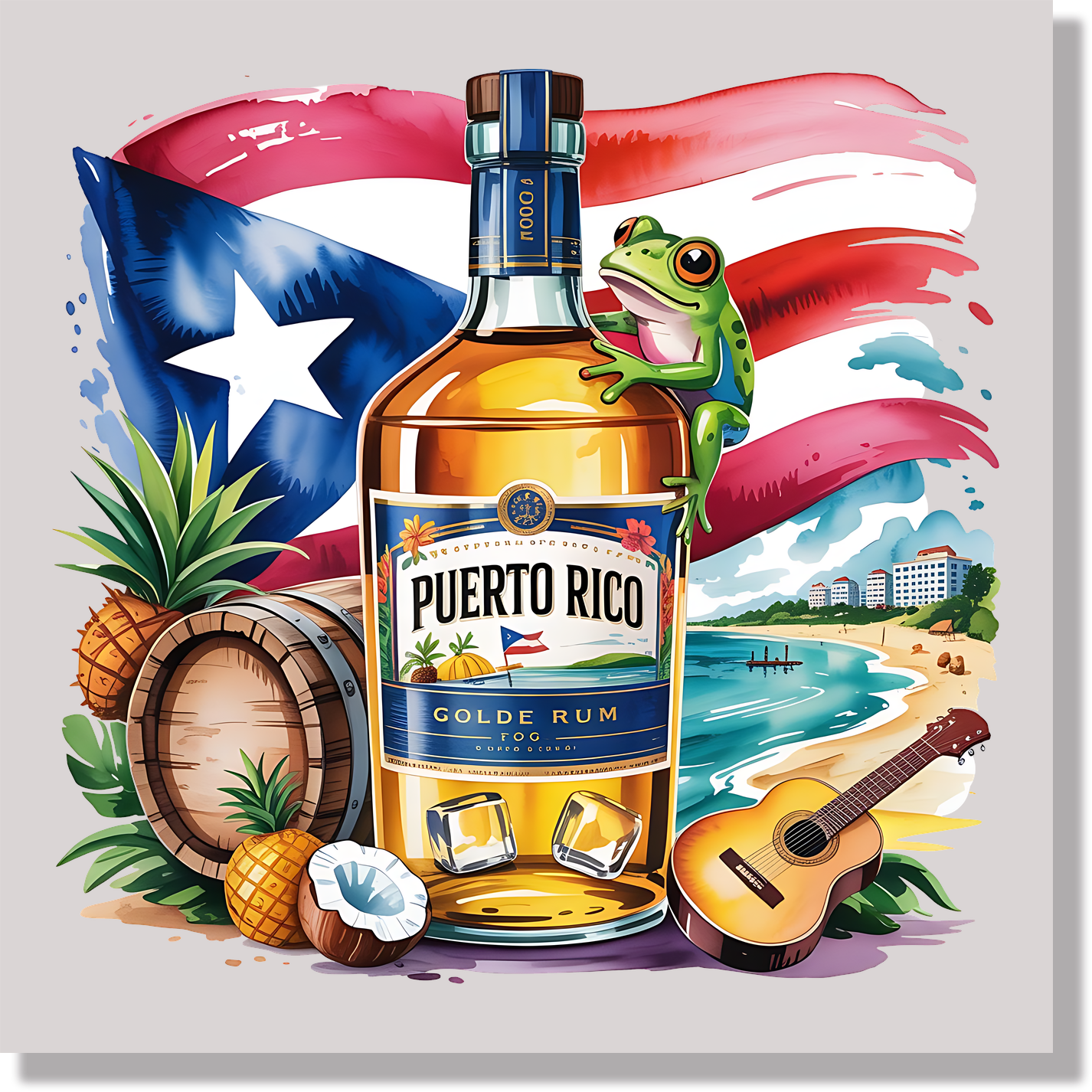 puerto rico rum awareness and causes DTF Transfer