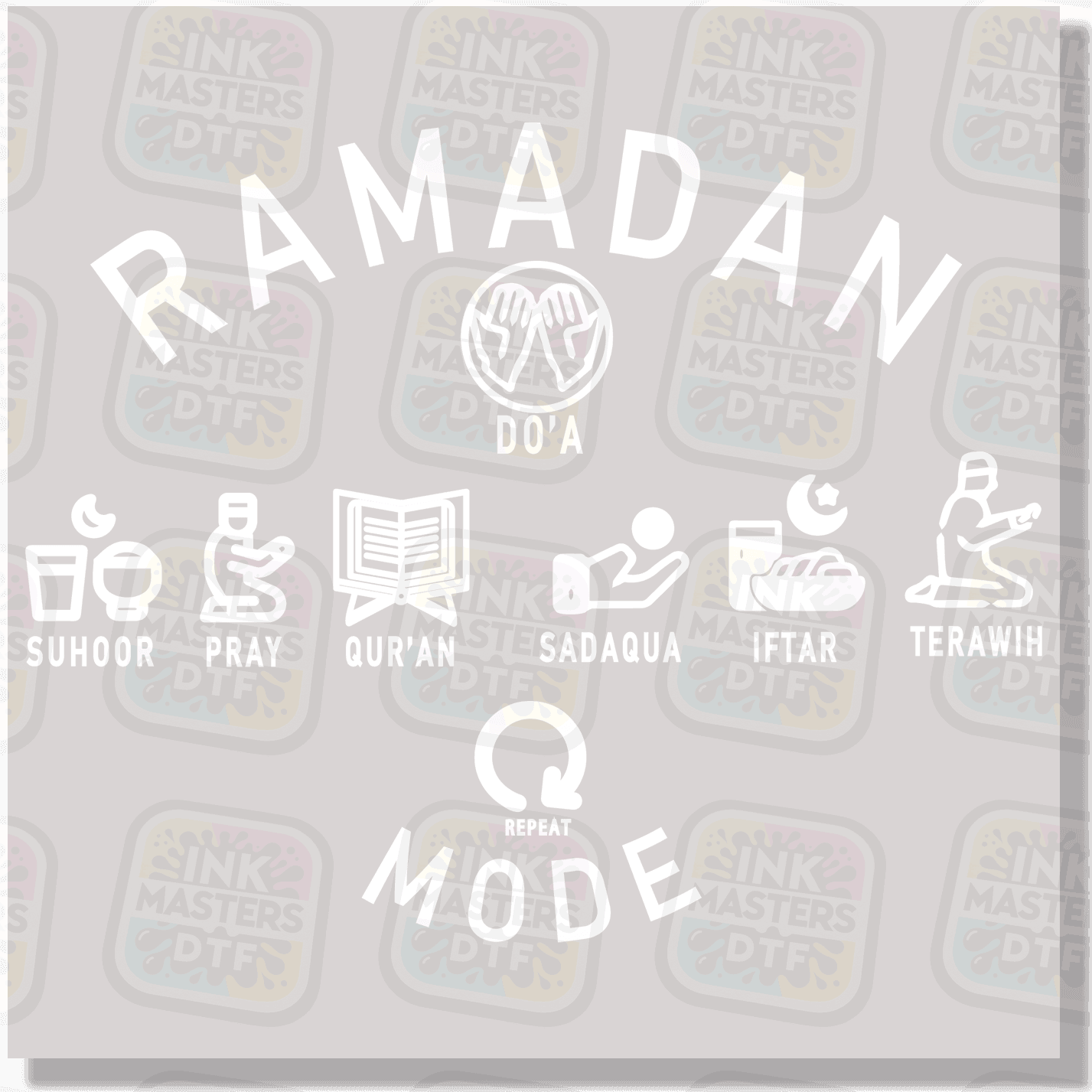 Ramadan Repeat Mode DTF Transfer - Ink Masters DTF